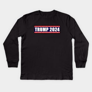 Donald trump 2024 Kids Long Sleeve T-Shirt